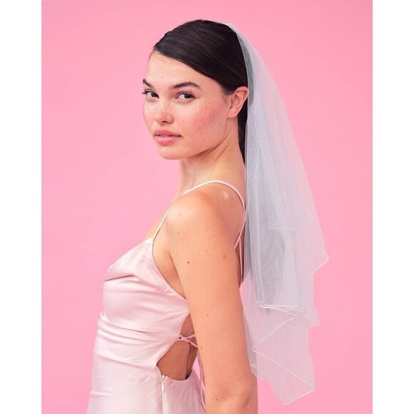 ❤️Women White Party Bridal , Surged Headband Decorations,Bridal Shower, - Picture 9 of 9